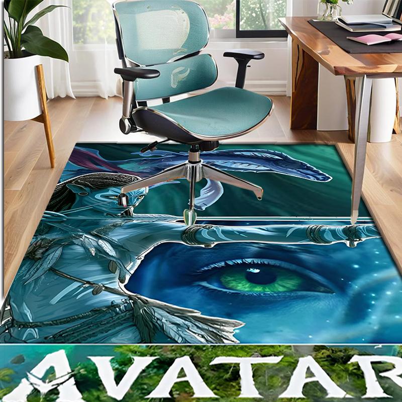 Tappeto con Motivo Avatar, Tappetino da Interno/Esterno, per Picnic, Sala Giochi, Camera da Letto, Ufficio, Soggiorno, Tappeto Decorazione Casa, Regalo di Compleanno