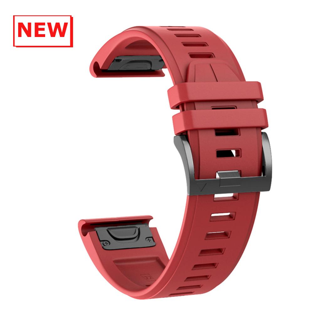Cinturino in Silicone da 22 mm 26 mm per Garmin Instinct 3 2X Solar Band Fenix E 8 7 7X 6X 6 Pro/Quatix 7 6 5 3/Enduro 3 2 Braccialetto QuickFit