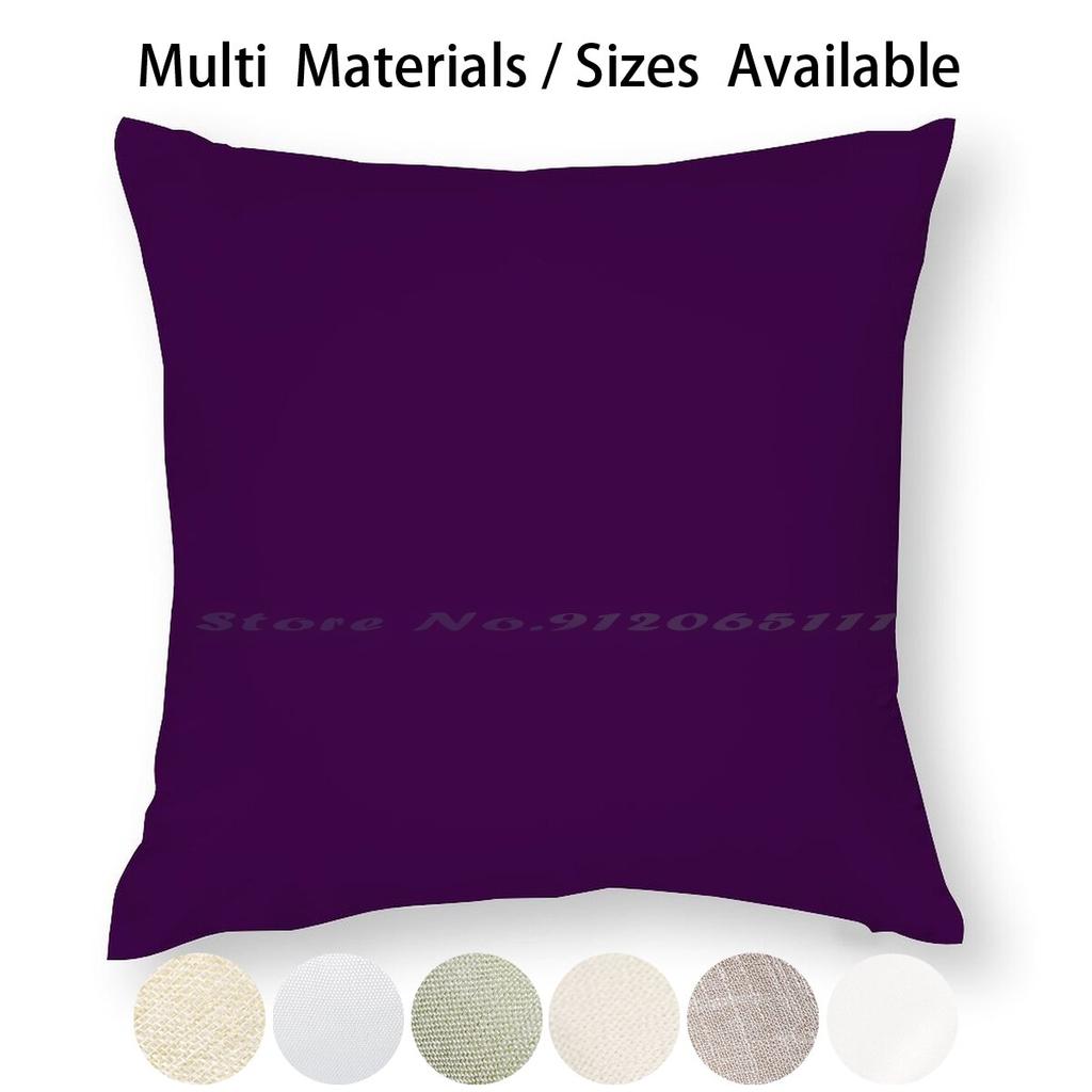 Cheap Dark Plum Pillow Case Throw Pillow Cover Cotton Linen Flax Dark