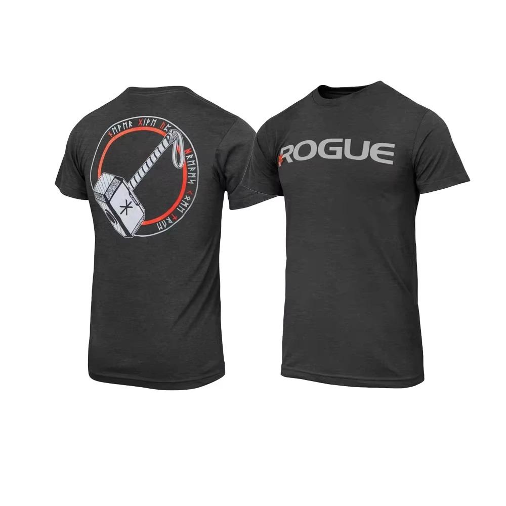 Rogue Unisex Short Sleeved T-Shirt American Street Sportswear Casual Fashion 2026 Hot Sale Comfortable Cotton Tee Men Women Tops