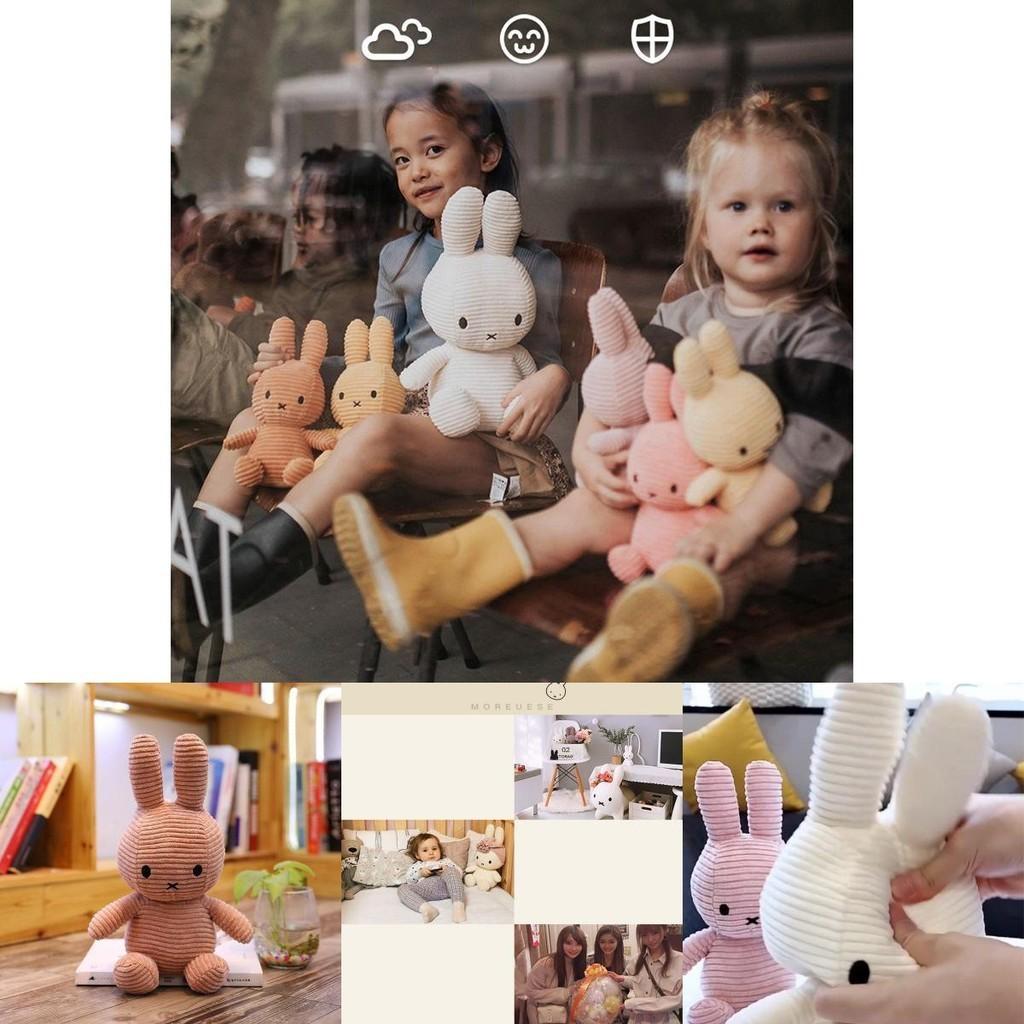 Miffy Puppe Spielzeug Superweiches Plüschmaterial PP Baumwollfüllung Perfektes Geschenk für Kinder