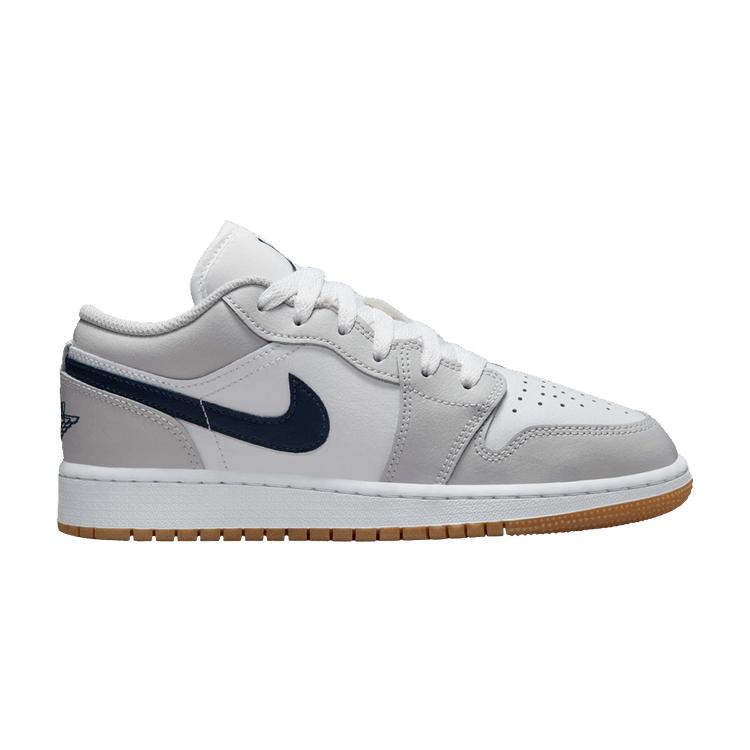 

Air Jordan 1 Low GS Georgetown Kids Sneakers Grey White Neutral-Grey 553560-146 35.5