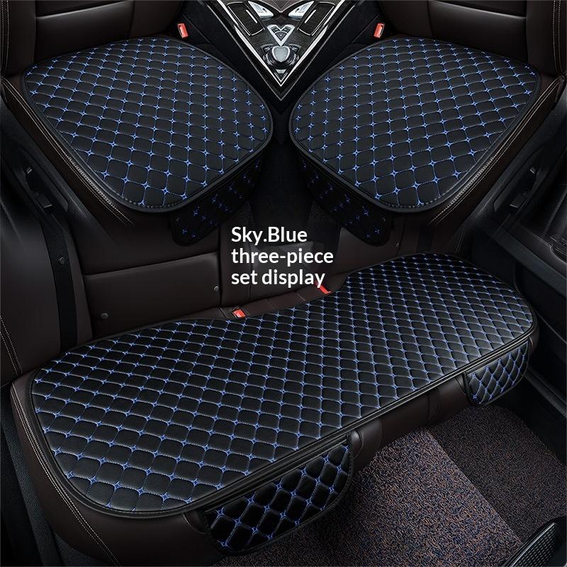 1Pcs New Universal Car Seat Covers Wear-Resistant Durable Seat Cushion Black Leather Automobiles Seats Cover