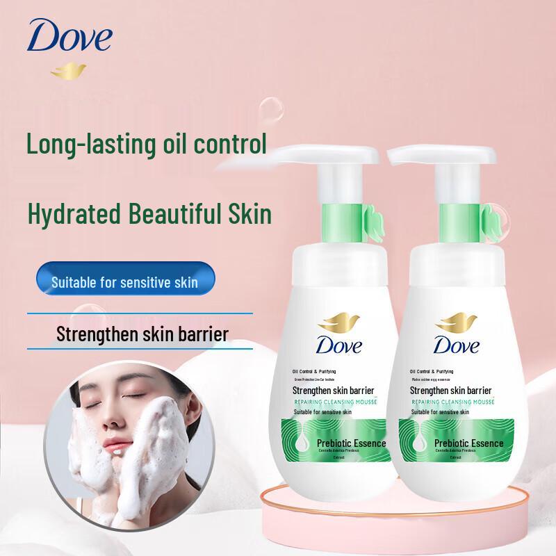 Dove Очищающая пенка для лица для жирной кожи