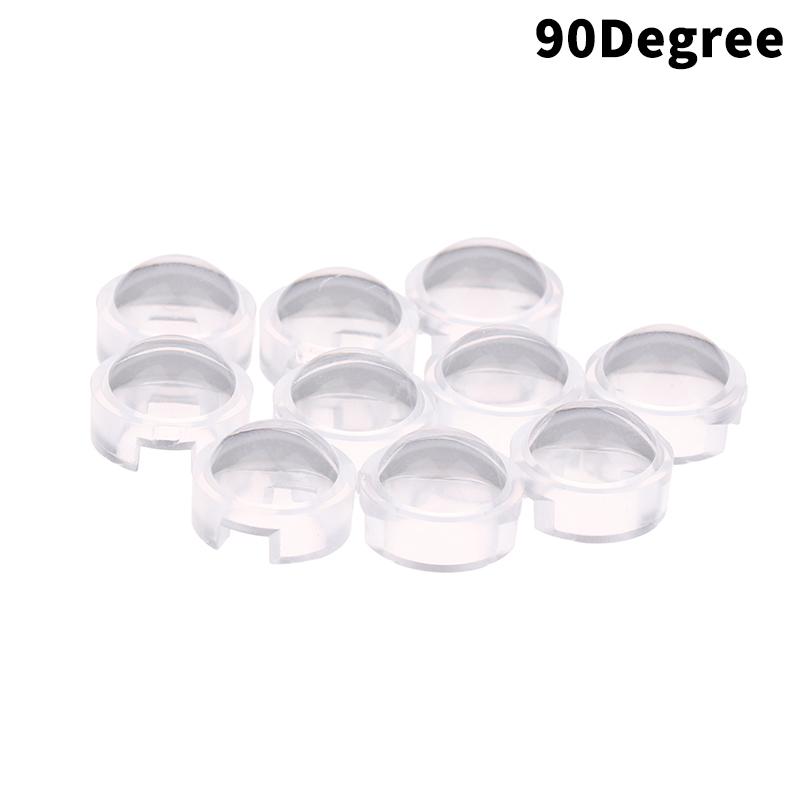 

10Pcs 13MM High Power LED Lens Set 1W 3W 5W PMMA 15-100 Degree Smooth Face For Infrared Monitor CCTV Lights Lense