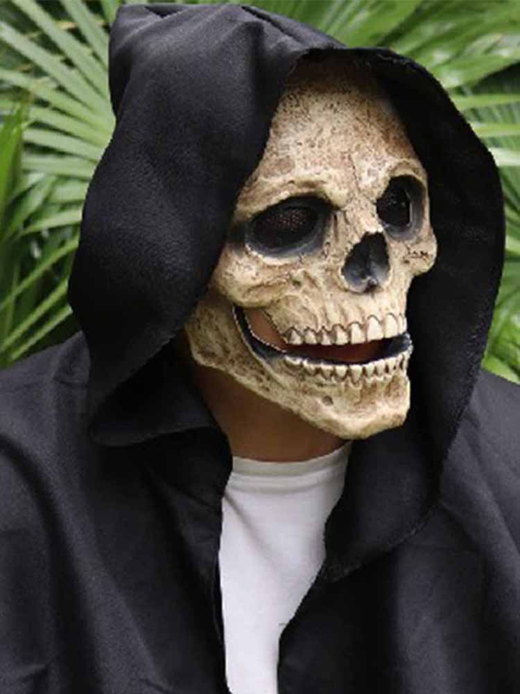 Horror Zombie Tattered Hooded Capes Unisex Halloween Ghost Dementors Cosplay Costume Day of The Dead Party Props Cloaks