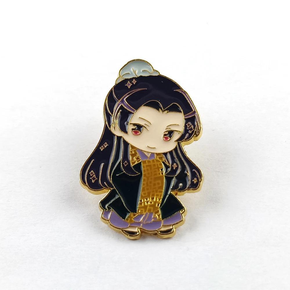 Módní smaltovaný odznak Maomao Anime postava Roztomilý výraz Klopový odznak Dárek pro fanoušky
