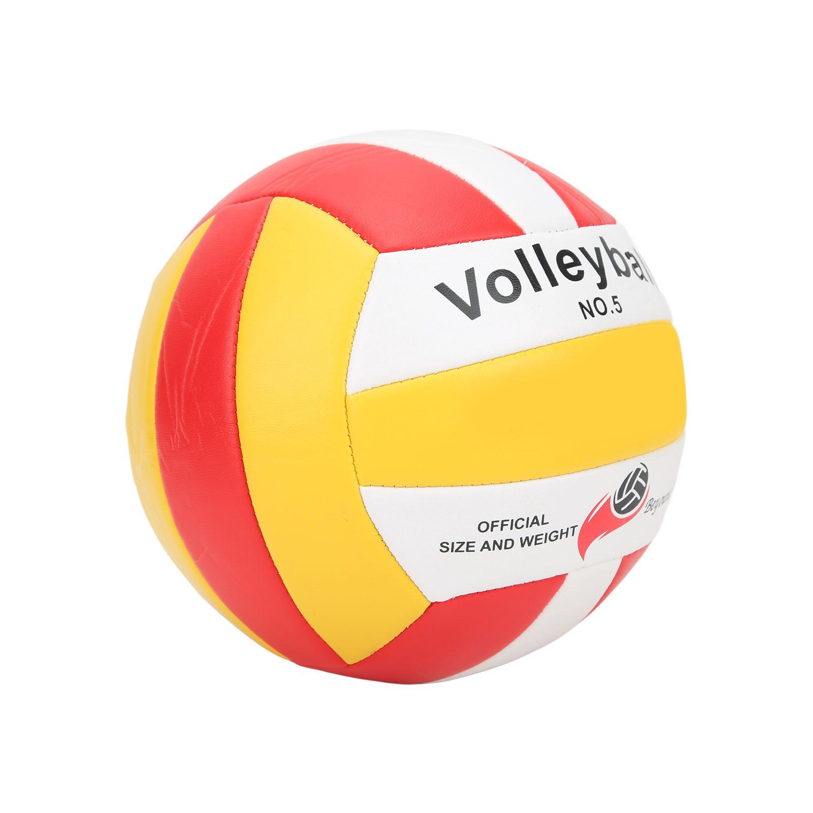

Волейбол Утолщенная Мягкая Кожа для Игр в Помещении и на Открытом Воздухе Обучение Тренировки Соревнования Пляжный Красный Официальный