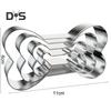 Non Stick 4Pcs/Set Biscuit Mold Heat Resistant DIY Dog Bones/Claws Cookie Mold Kitchen Utensils