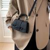 Handbag Single-shoulder Crossbody Small Square Solid Retro Fashionable All-matching Simple Daily Life Design Popular