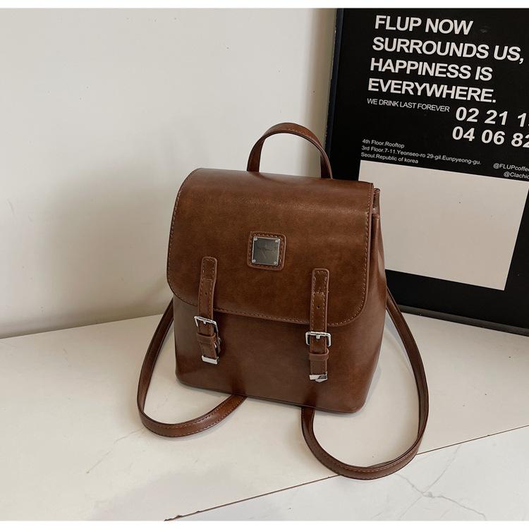 Retro Niche Design Backpack Women's 2025 New College Style Fashion Travel Backpack Casual Large-capacity Schoolbag