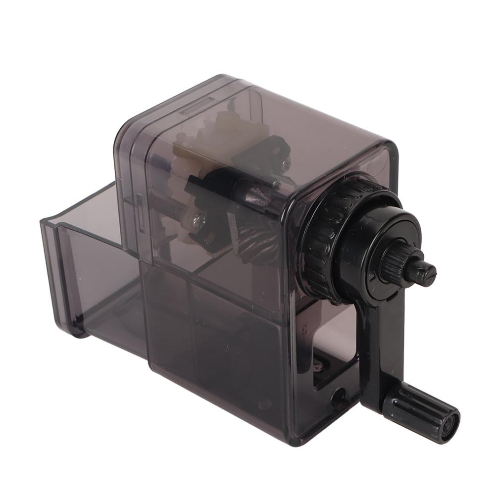 Transparent Black Sketch Pencil Sharpener Stronger Helical Blade Pencil Sharpener  Home Office