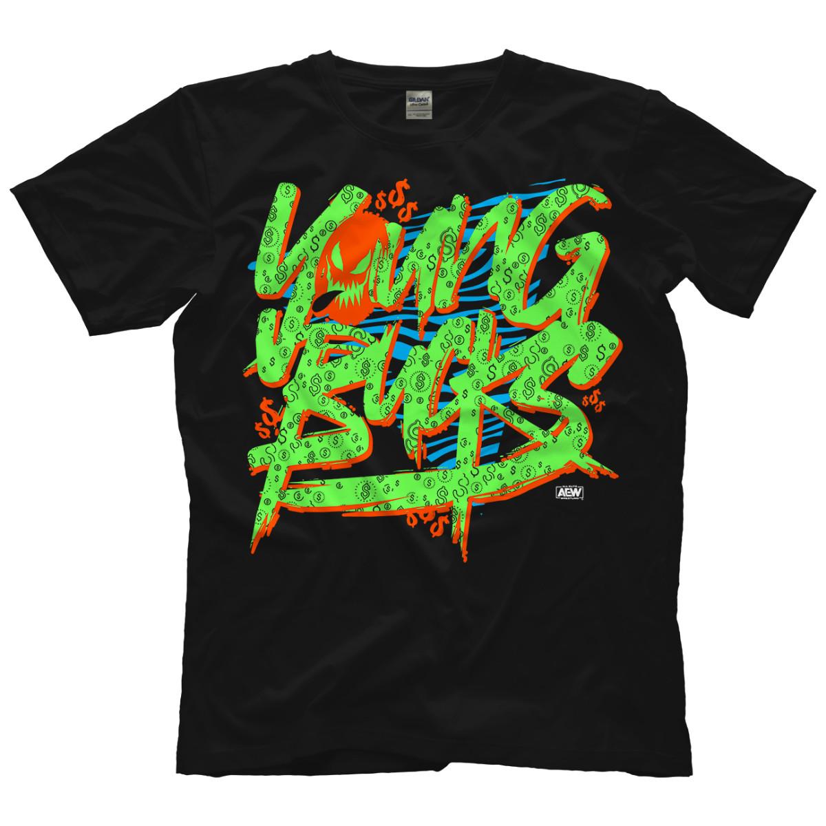 Young Bucks - Spooky Kick Party AEW Official T-Shirt S разноцветный