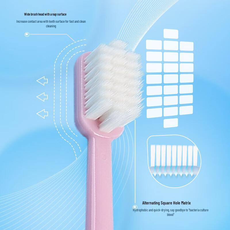 Frog Platinum Medical Series 979 Wide Head Soft Bristle Adult Toothbrush 4-Pack
