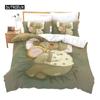 Kids Cartoon Elephant Duvet Cover Lovely Animal Theme Bedding Set Full For Girls Boys Kawaii Room Decor Microfiber Quilt Cover