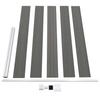 WPC Garden Fence 175 X 105 Cm Grey