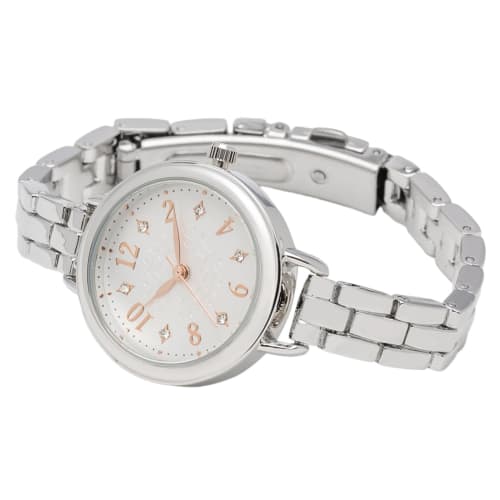 Fieldwork Women's Analog Watch, Nickel-Free, 5 ATM Water Resistance, with a Silver Metal Band, WP Yella ASS175-1