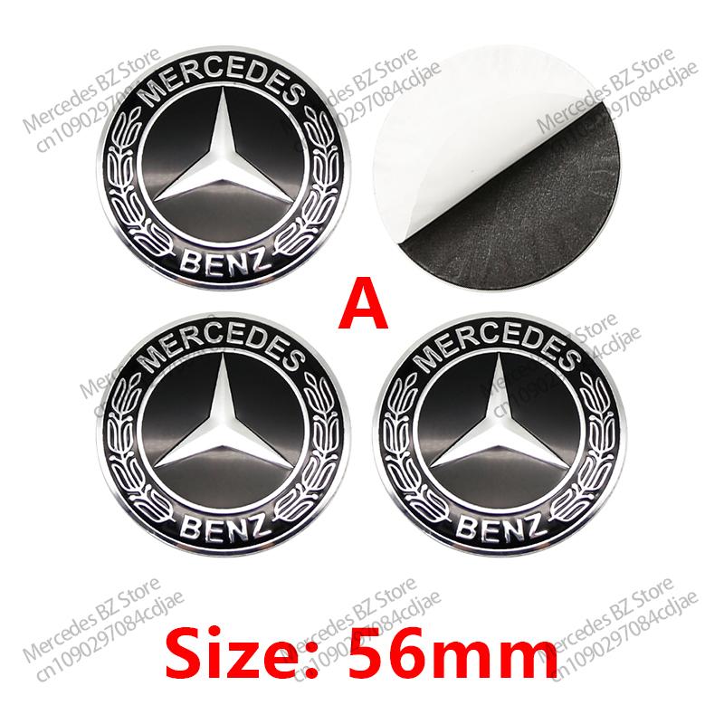 

4pcs 56mm 60mm 75mm Car Wheel Center Logo Hub Cap For Mercedes Benz AMG Apple Tree W211 W205 W213 W203 C218 A207 CLA CLS E Class