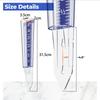 5 Inch Capacity Rain Gauge Magnifying Numbers Rainfall Monitoring Rain Measure Gauge  Yard