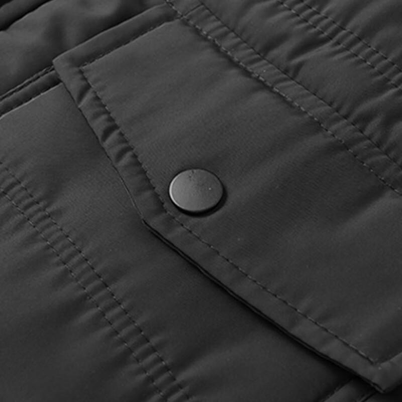 Pierre Cardin Men's Winter Padded Jacket with Detachable Hood