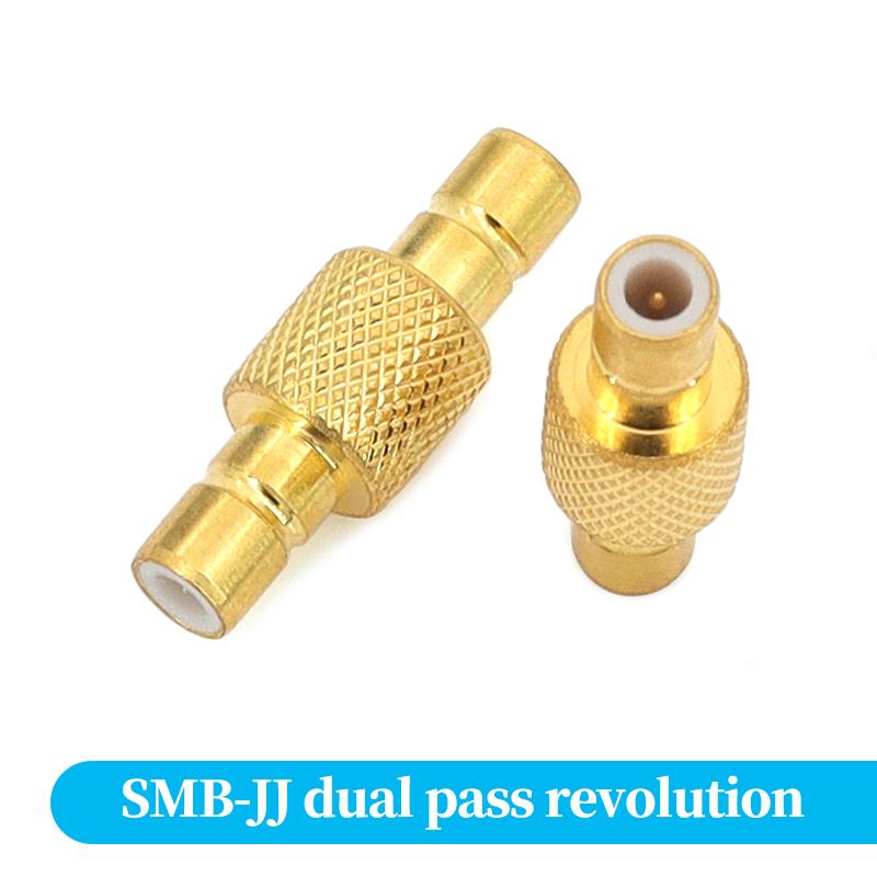 RF Coaxial Adaptor SMB Male To SMB Male / SMB Female, DAB Car Antenna RF Connector 50 Ohm