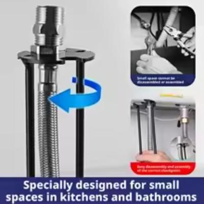 6-in-1 Multi Functional Sink Wrench, Faucet Hose Socket Pipe Clamp Maintenance Tool, Installation and Disassembly