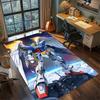 Gundam Bedroom Rug Large Area Non Slip Washable Carpet Gamer Room Decor