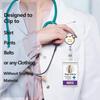 3-Pack Goose Badge Reels. Funny, retractable ID clips for nurses, office staff, teachers & students.