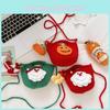 Handmade Christmas Santa Themed Children's Cotton Bag Ideal Gift For Kids