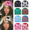 Warm y2k Beanies Hats Knitted Slouchy Cap MEA Culpa Beanies Hat with Rhinestone  for Women Men