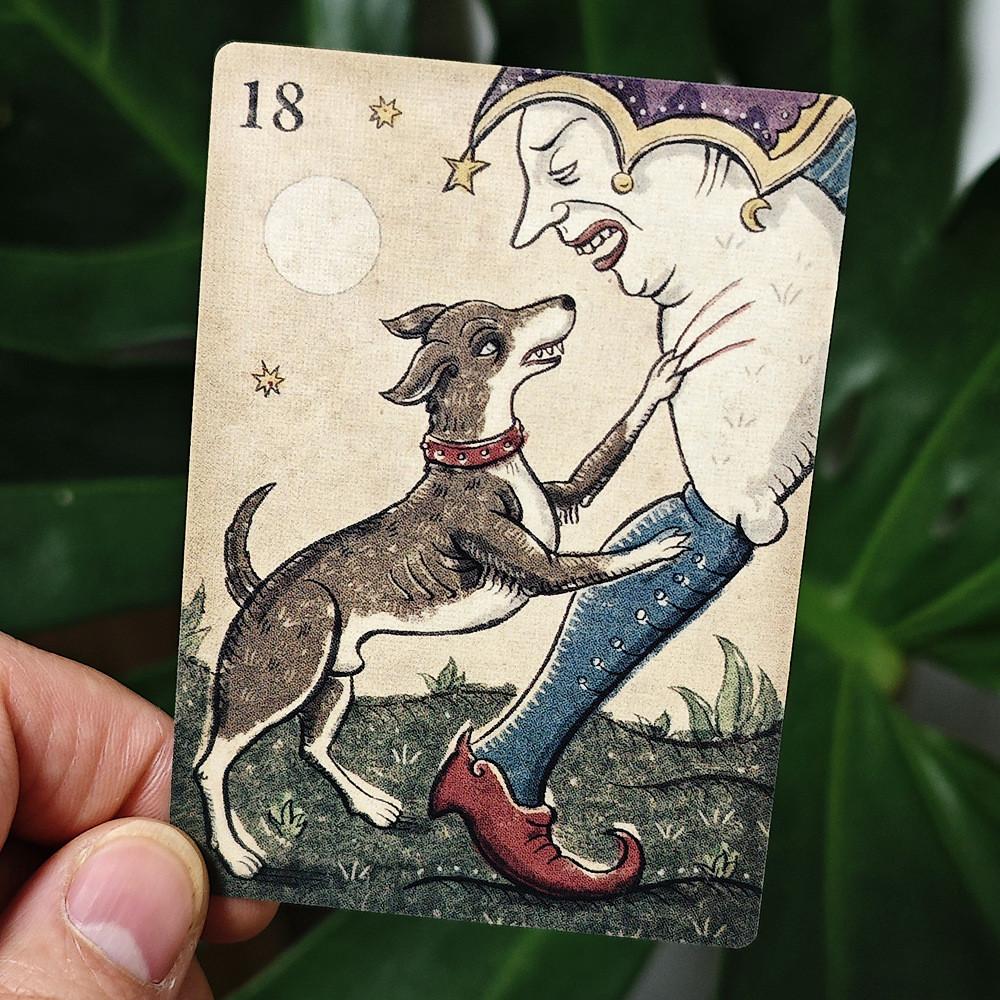 Deviant Moon Lenormand Card Deck With Doublesided Textured Paper For Tarot And Fortune Telling