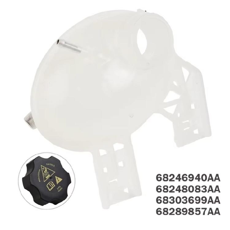 68289857AA 68327756AA 53331946 53368911 53432665 CH3014170 Pålitlig kylvätskebehållare Kylare Expansionstank för 500X