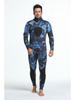 5mm Camouflage Neoprene Fleece-Lined Two-Piece Diving Wetsuit for Spearfishing