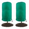 Plant Cold Protections Cover Non-woven Plant Bags Drawstring Zipper Plant Winter
