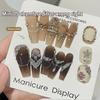 50Pcs Zircon Nail Diamond Decoration Mixed Loading Stereoscopic Nail Accessories Nail Painting Nail Salon Nail Artists