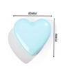 Heart Hair Brush with Mirror 2 In 1 Soft Bristles Scalp Massage Folding Brush Anti Static Comb Hair Styling Tools
