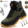 Steel Toe Cap Shoes For Men Work Boots Puncture-Proof Work Safety Shoes Non-slip Protective Shoes Male Footwear Sneakers