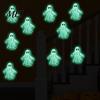 Waterproof PVC Wall Decor Luminous Ghost Stickers for Halloween Decoration, Glow in The Dark Decals Home Decoration Gifts Windows And Glass