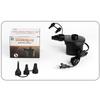 Compact Electric Air Pump Fast Inflate Deflate with Multiple Plug Adapters for Camping Travel Air Bed Use