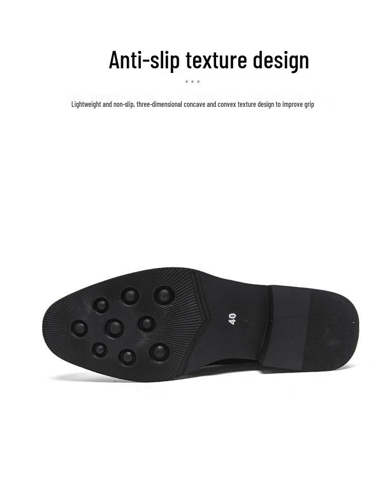 Men's Large Size Formal Leather Shoes - Business, Nightclub, Wedding Groom Collection
