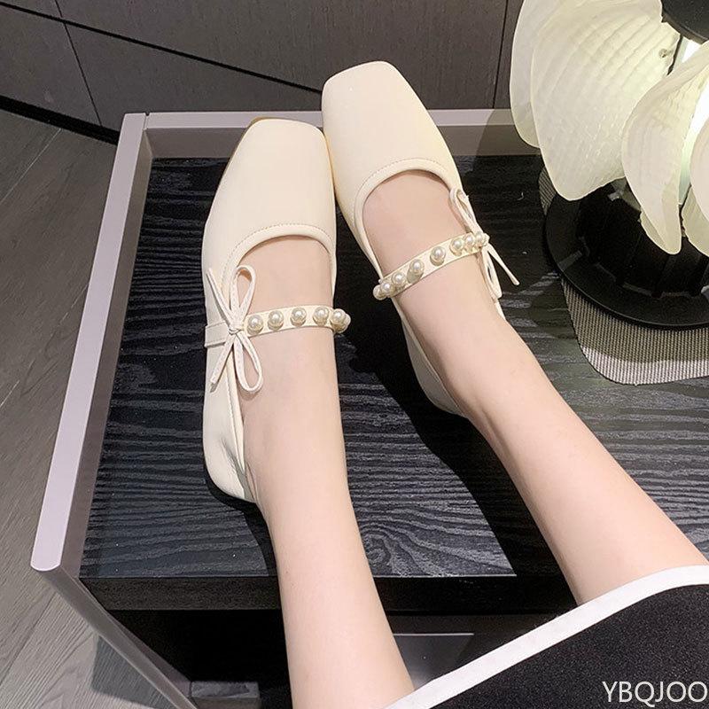 Fashion Spring Autumn Mary Zhen Single Shoe Women's New Flat Bottomed Fairy Style Gentle Soft Soled Small Leather Shoes Zapatos De Mujer