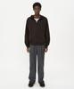 Lightweight Zip-Up Hoodie Brown