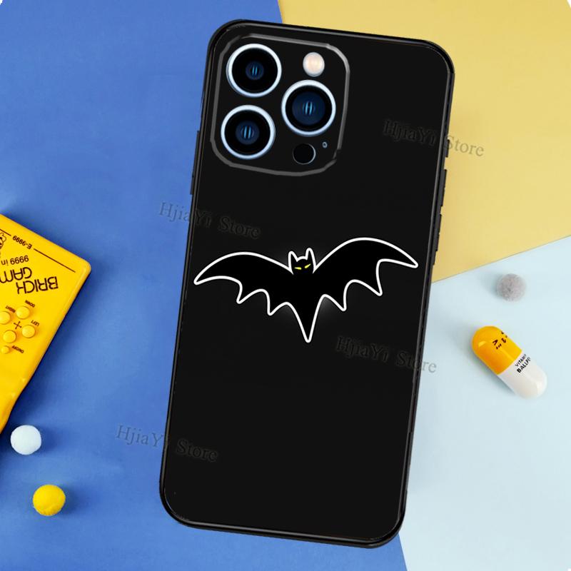 Goth Vampire Bat Gothic Case For iPhone 12 13 Pro Max X XS XR Plus Case For iPhone 11 14 15 16 Pro Max Coque