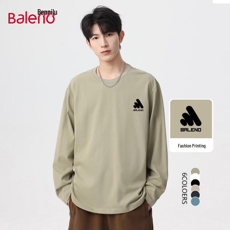 Baleno Youth Basic Loose Fit Pure Cotton Long Sleeve T-Shirt