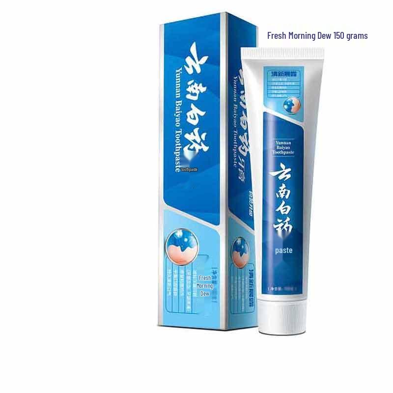 

Yunnan Baiyao Morning Dew Fresh Toothpaste for Gum Care 150g