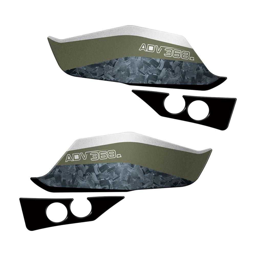 For Scooter Zontes 368 G 2025 3D Epoxy Resin Sticker Motorcycle Tank Pad Decal Kit Accessories