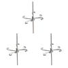 Metal Plantestamme Support Dekorativ Monstera Plante Stamme Support Genanvendelig Plante Stabilisator til Monstera Indendørs Potteplanter Udendørs Planter