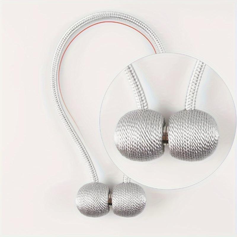 Tiebacks Curtain Earphone Magnetic 2pcspair Design Curtain Holdbacks Bathroom Shower Curtain Accessories