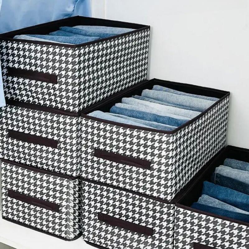 Foldable Storage Boxes with Dividers, Multi-Purpose Clothes Toy Cosmetic Organizer Bins for Home, Collapsible Fabric Collapsible