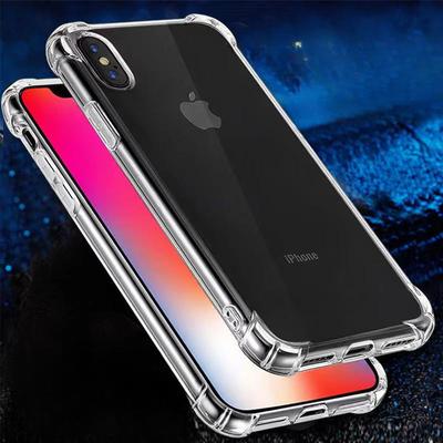 Applicable To IPhone16 Four-corner Airbag Powerful Anti-fall Mobile Phone Case Apple 8XRMAX 7 Ultra-thin Transparent Protective Case
